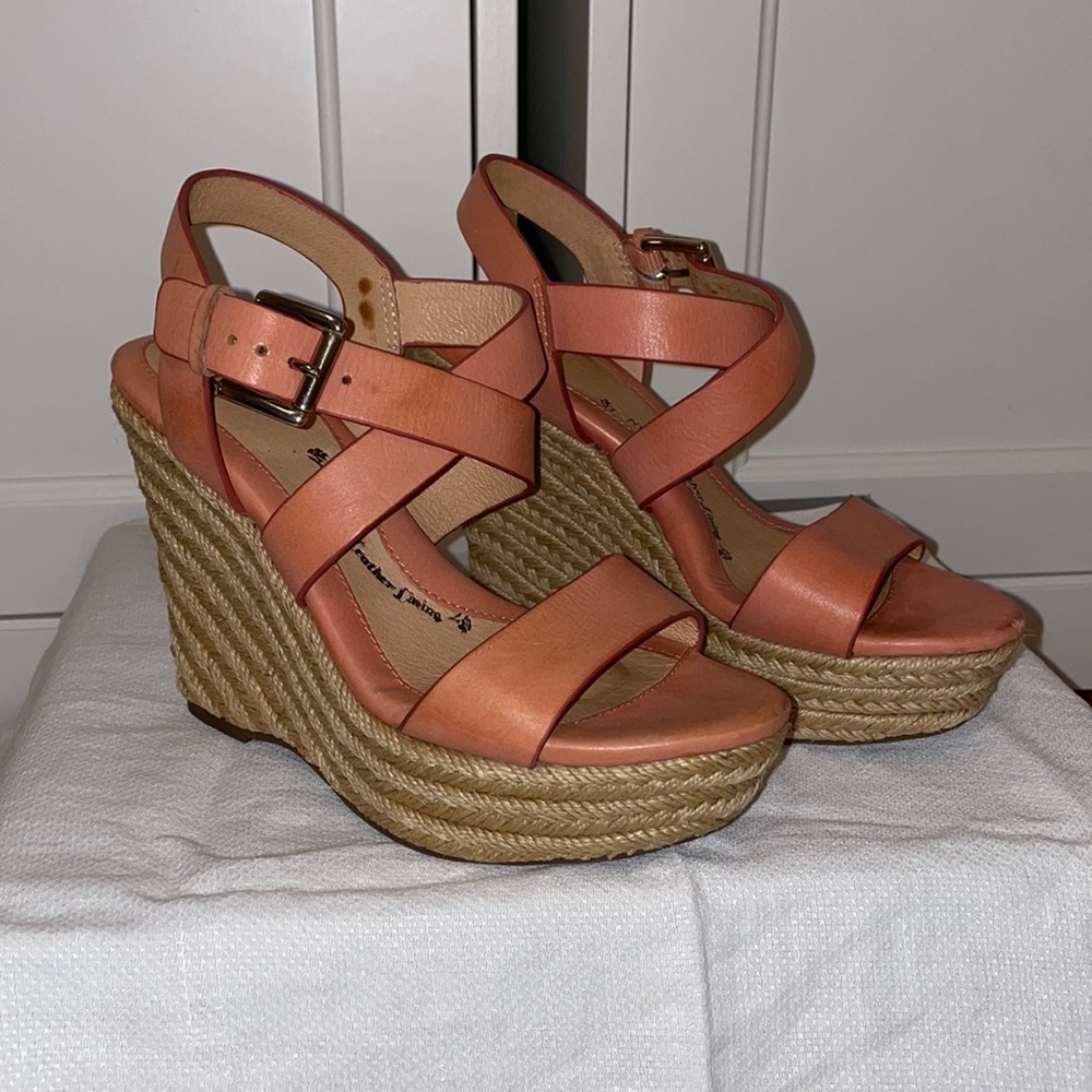 Pink Wedges Size 6